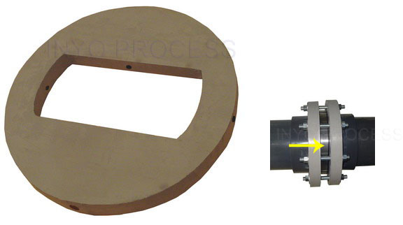 Sludge injection wafer disk for polymer injection Sludge Wafer Injection Disk for Polymer Injection into sludge